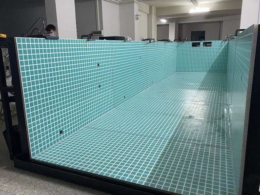 Acrylisch zwembad zonder grenzen voor hotels 43m3 zwembad watercapaciteit 3050KGS nettogewicht
