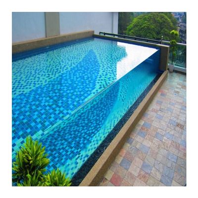 Familie zwembad seizoen 12m Outdoor Acryl glasvezel duik FRP Inground zwembad