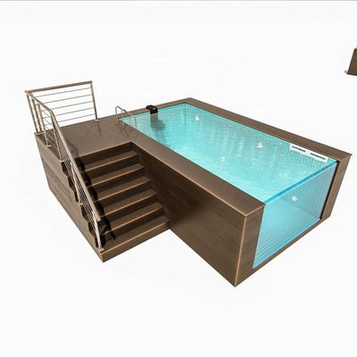 Acrylische niet-vergeelende prefab piscina 30 voor luxe buitenzwembaden