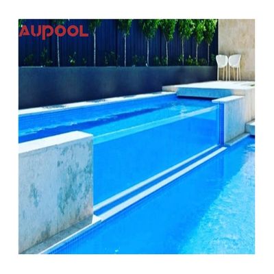 AUPOOL CE-goedgekeurd groot buitenzwembad met PMMA acryl met luchtpomp accessoires