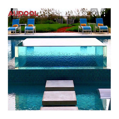 Villa zwembad AUPOOL Spa Plexiglasplaten voor heldere acryl zwembad glazen muren