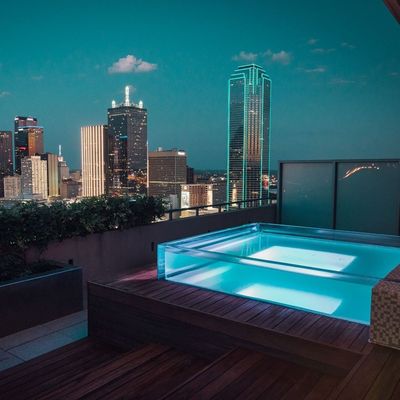 Acryl zwembad met hoge lichttransmissie voor villa- en jacuzziverspreiding