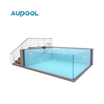 Rise Interieur Glasvezel Draagbare Spa en zwembad met polymermateriaal panelen