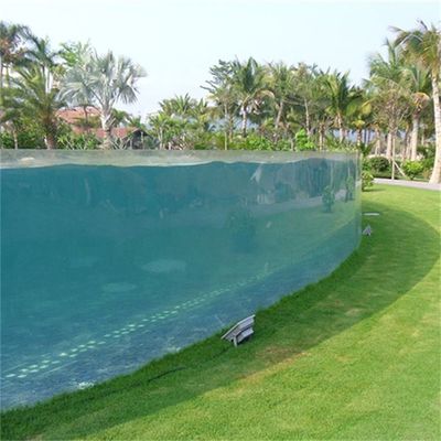 Op maat gemaakt Acrylpaneel Dikte Koffie Kleur Glasvezel Achtertuin Sky Lap Pool Design