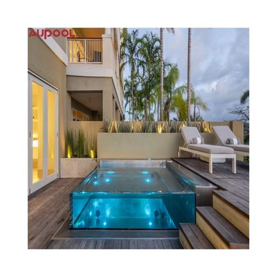 Verbeter uw buitenruimte met AUPOOL High Fashion Clear Thick Acrylic Swimming Pool