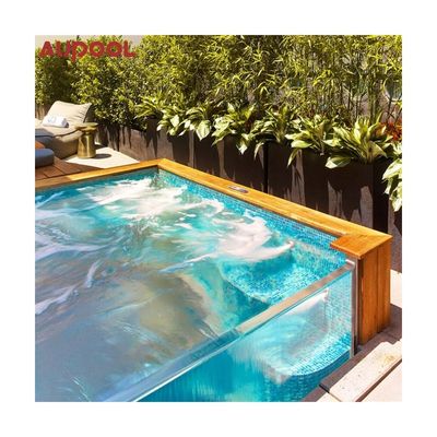 Verbeter uw buitenruimte met AUPOOL High Fashion Clear Thick Acrylic Swimming Pool