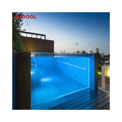 Villa zwembad luchtpomp accessoires 50mm 80mm dik volledig helder acryl glasplaat paneel