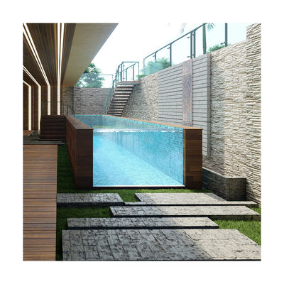 High Light Transmission Swimming Pool Glass Panels voor op maat gemaakte outdoor in-ground veiligheid