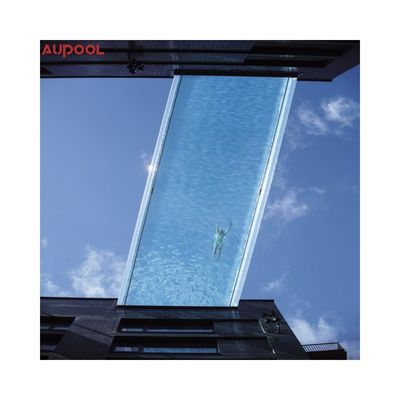 High Light Transmission Swimming Pool Glass Panels voor op maat gemaakte outdoor in-ground veiligheid