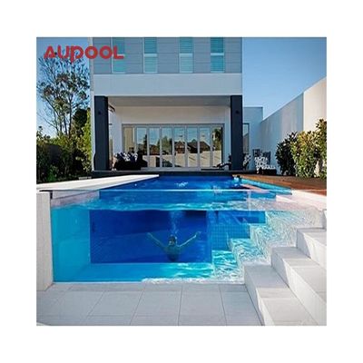 Gepersonaliseerde XL thermoforming plastic acryl wandplaat voor buitenzwembad villa