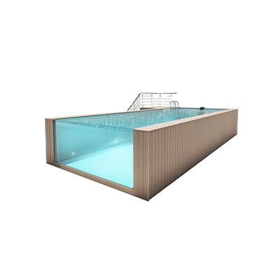 Ontwerper Container zwembaden Acryl zwembad met transparant ontwerp
