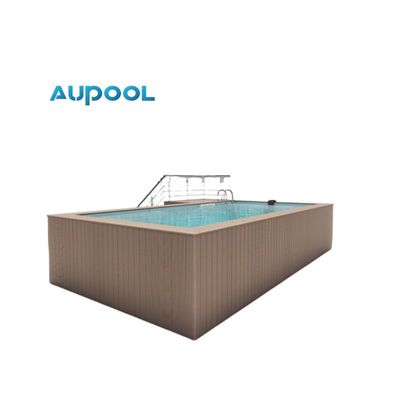 Ground Container Pools Prefab zwembad gemaakt van samengestelde stalen platen en FRP