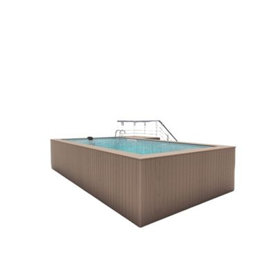Duidelijk Acrylpaneel Aupool Draagbare Buitenlijke Vrijstaande Container Luxe Huis Villa