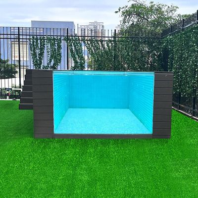 Persoonlijke grootte Dikte Doorzichtige acrylpanelen Buiten Doorzichtige muur voor zwembad