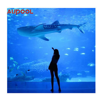 Buiten acryl zwembad muur met 50mm 80mm dik volledig helder acryl glasplaat paneel