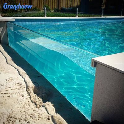 Doorzichtig zwembadvenster 30 mm 300 mm helder acryl plastic Pmma acryl voor zwembad