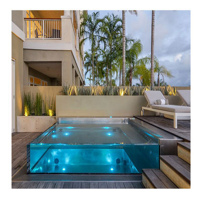 Hoge lichttransmissie Custom 50mm Acryl glas voor zwembad en aquarium