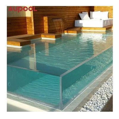 Populaire Custom Infinity Edge Duidelijk Dik Acryl Glasplaat voor Dik Glas Aquarium