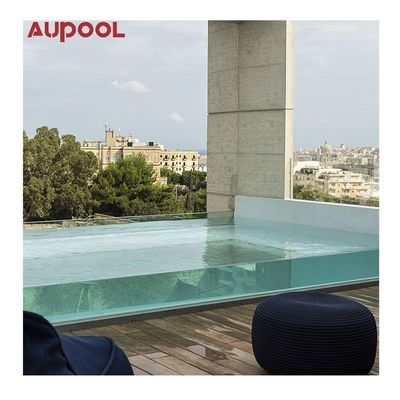 Populaire Custom Infinity Edge Duidelijk Dik Acryl Glasplaat voor Dik Glas Aquarium
