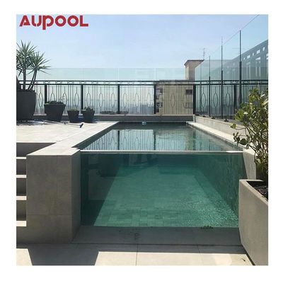 Populaire Custom Infinity Edge Duidelijk Dik Acryl Glasplaat voor Dik Glas Aquarium