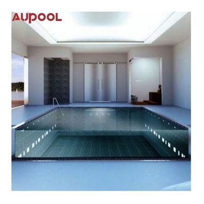 Buitenshuis geprefabriceerd acryl zwembadvenster met UV-bescherming en overstroming