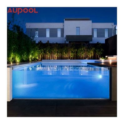 Outdoor Resort zwembadbedekking met helder acryloppervlak en hoge oppervlakhardheid