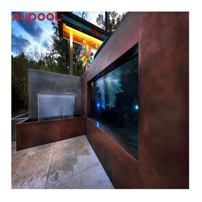 Outdoor Resort zwembadbedekking met helder acryloppervlak en hoge oppervlakhardheid