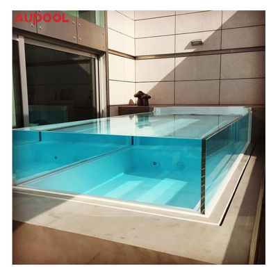 Op maat gemaakte acryl zwembad met hoge transparantie voor thermostatische spa's en zwembaden