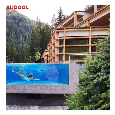 Op maat gemaakte acryl zwembad met hoge transparantie voor thermostatische spa's en zwembaden