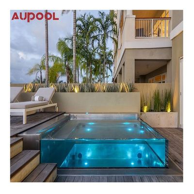 Acryl plexiglas voor buitenzwembadontwerp