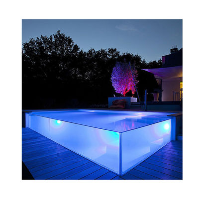 AUPOOL Glasvezel cocktail zwembad schelpen voor hoge lichttransmissie 93% Modulaire zwembaden