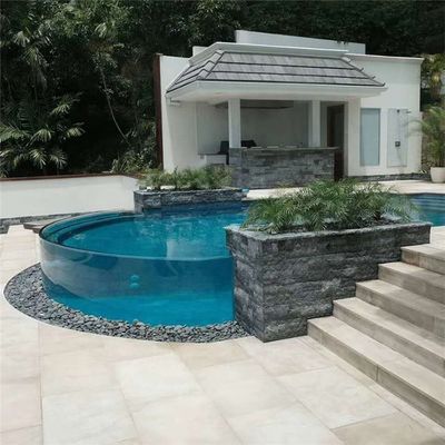 Hotel Custom Acrylic Glass Panel Glasvezel zwembad met 100% Virgin PMMA Aupool