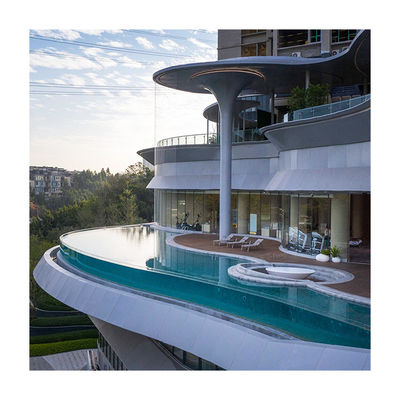 Aupool Acrylic Suspended Transparent Glass zwembadontwerp met PMMA Acrylic Panel