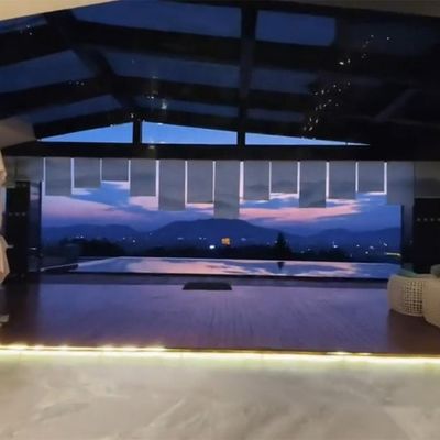 Transparante plastic plaat Gym zwembad Dik glas Acryl zwembad met luchtpomp