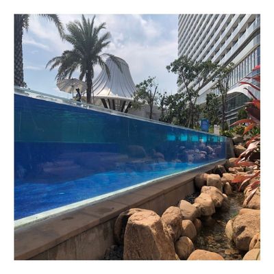 Acryl zwembad venster door OEM voor luxe outdoor gegoten PMMA plaat