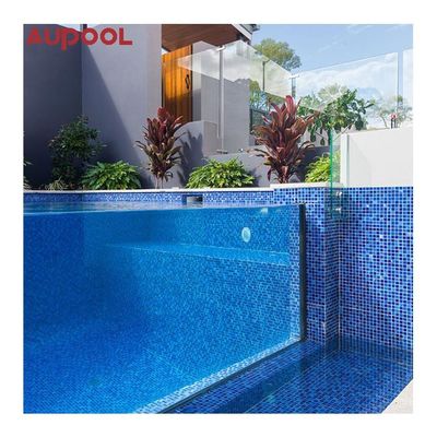 Acryl glasvezel boven de grond Sky Pool voor luxe outdoor oceanarium ervaring