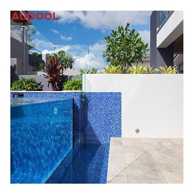 Acryl glasvezel boven de grond Sky Pool voor luxe outdoor oceanarium ervaring